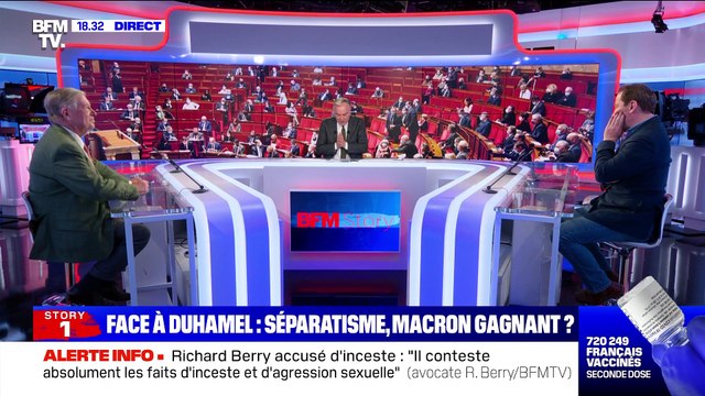 Face à Duhamel: Séparatisme, Emmanuel Macron gagnant ? - 16/02