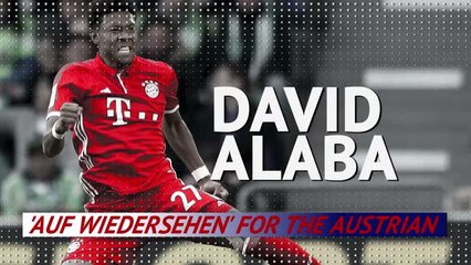 David Alaba - 'Auf wiedersehen' for the Austrian