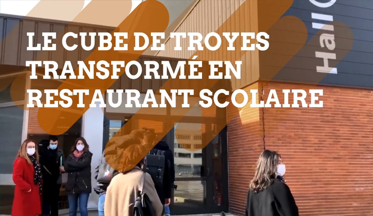 Le Cube de Troyes transformé en restaurant scolaire