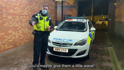 PC Ben Waites' video for George Washington Primary pupils