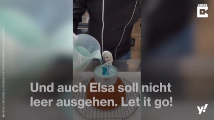 Magische Glasur verwandelt Kuchen in ein Prinzessinnen-Kleid
