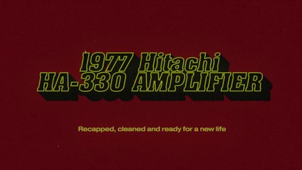 1977 Hitachi HA-330 Vintage Amplifier Restoration | Retro Repair Guy Episode 2