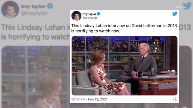 Lindsay Lohan’s 2013 Interview with David Letterman Is Going Viral — and People Are Horrif