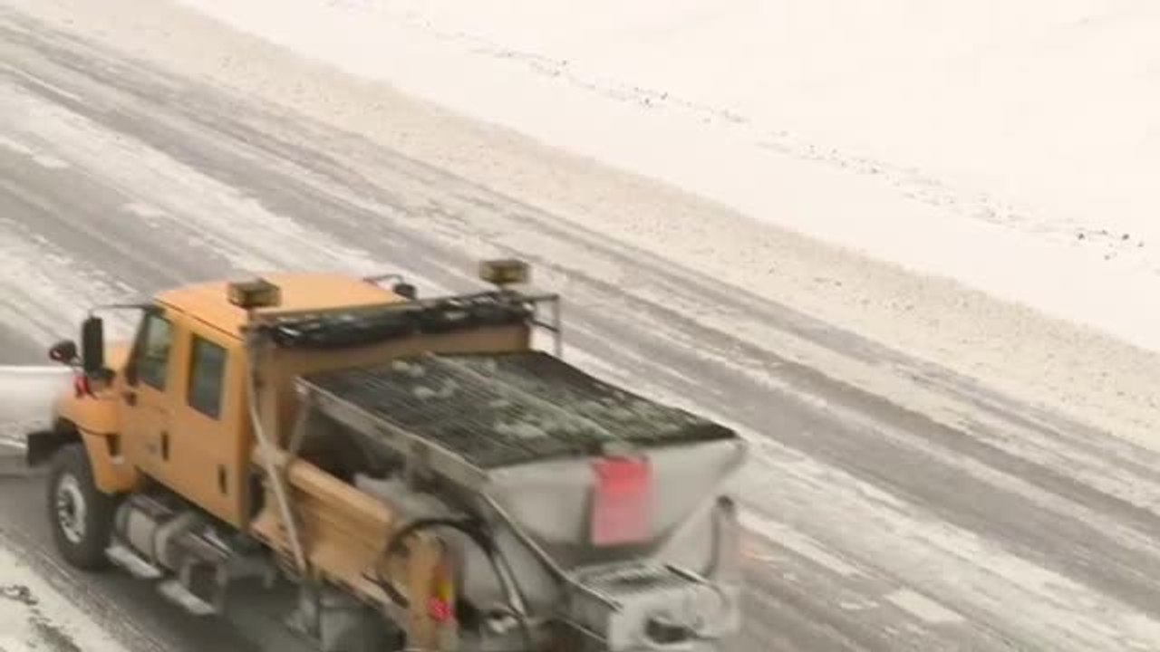 Temporal de nieve en el centro de EEUU con estado de emergencia decretrado por Joe Biden