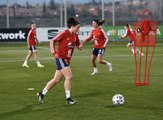 Entrenamiento de la Selección española femenina en Las Rozas