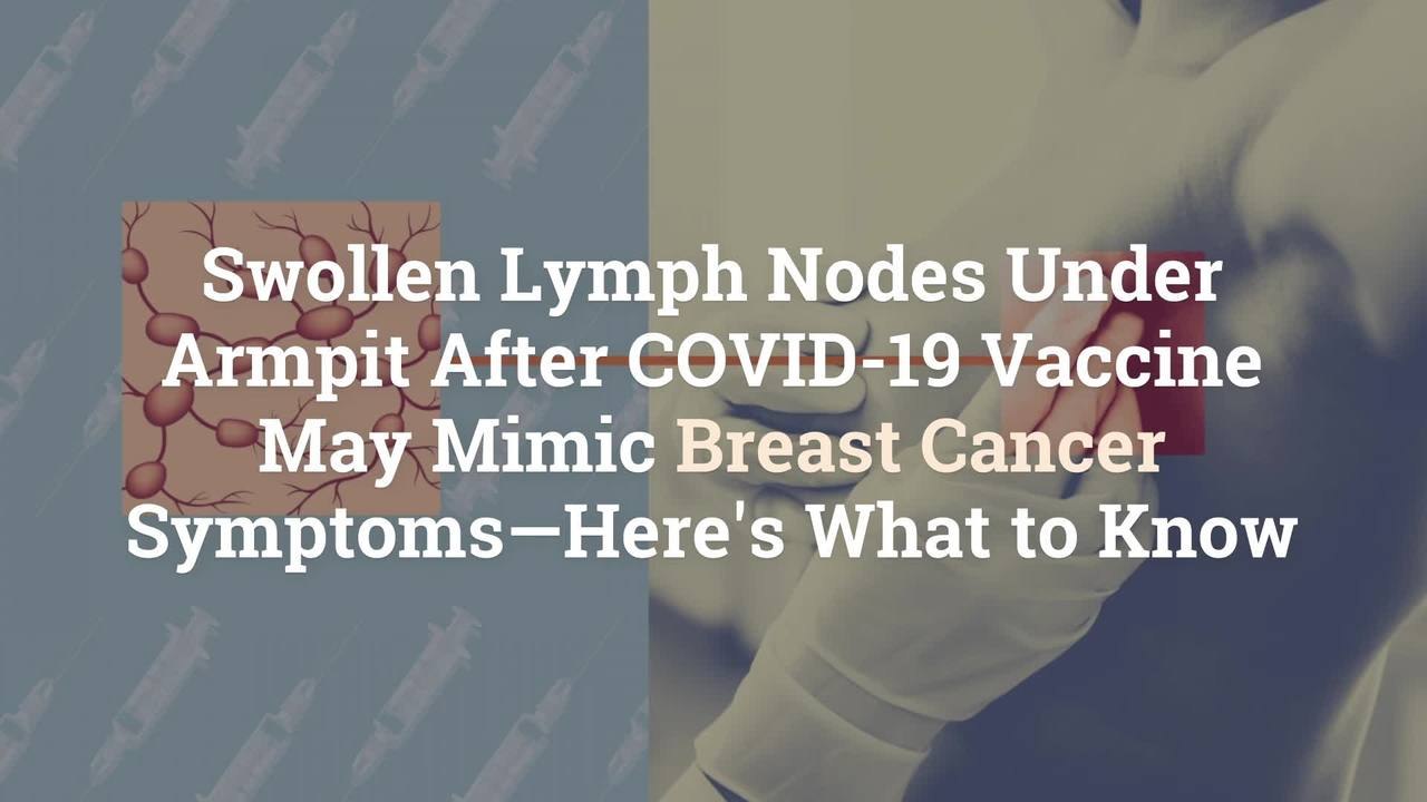 Swollen Lymph Nodes Under Armpit After COVID-19...