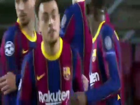Résumé Barcelone - PSG vidéo buts Barça vs Paris SG /12-02-2021