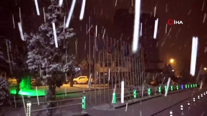 Aksaray’da kar yağışı etkisini sürdürüyor