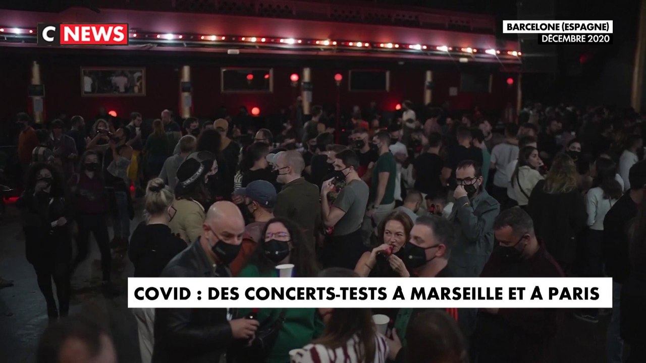 Covid : des concerts-tests à Marseille et à Paris