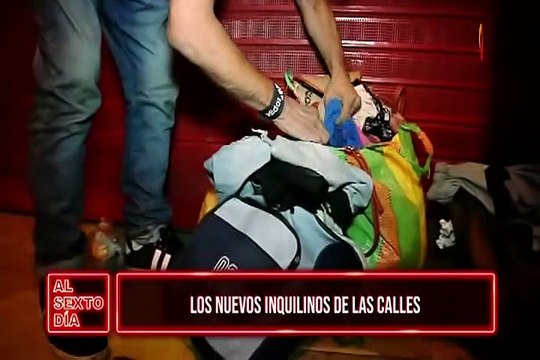 Peruanos desalojados duermen en la intemperie en plena cuarentena