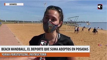 Beach Handball  , el deporte que suma adeptos en Posadas