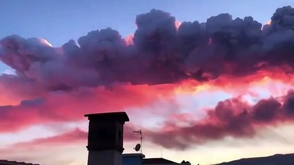 Espectacular nueva erupción del volcán Etna en Sicilia