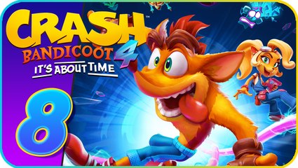 Crash Bandicoot 4: It's About Time Walkthrough Part 8 (PS4) Bermugula's Orbit
