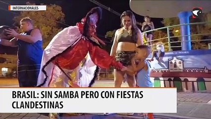 Brasil sin samba pero con fiestas clandestinas