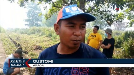 Karhutla Dekat Permukiman, Warga Antisipasi Api Merembet ke Rumah