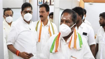 Download Video: Puducherry govt in crisis as 4 more Congress MLAs resign