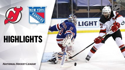 Devils @ Rangers 2/16/21 | NHL Highlights