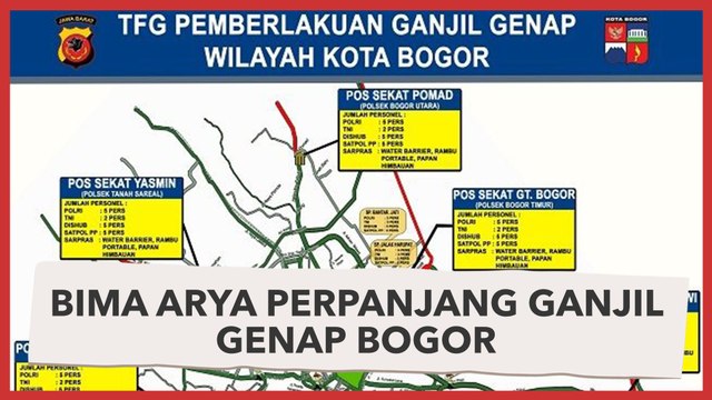 Bima Arya Perpanjang Ganjil Genap Bogor
