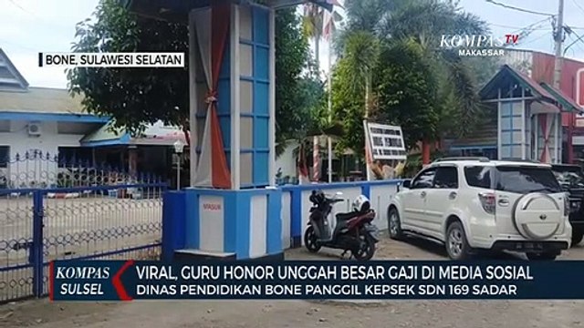 Pecat Honorer, Dinas Pendidikan Bone Panggil Kepsek SDN 169 Sadar