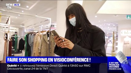 Faire son shopping en visio dans les grands magasins parisiens, c'est désormais possible