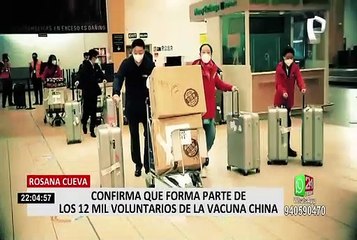 Rosana Cueva se pronuncia por vacunación de su hija quien es personal de la UPCH