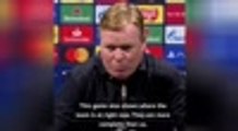 Koeman claims Barcelona are 'in transition' after PSG rout