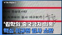 검찰, '김학의 출국금지 의혹' 핵심 이규원 검사 소환...이성윤 