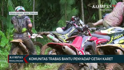 Komunitas Trabas Bantu Penyadap Getah Karet