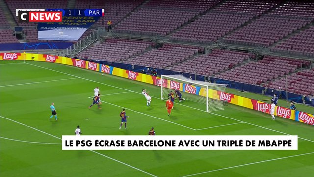 Ligue des champions : le PSG écrase Barcelone avec un triplé de Mbappé