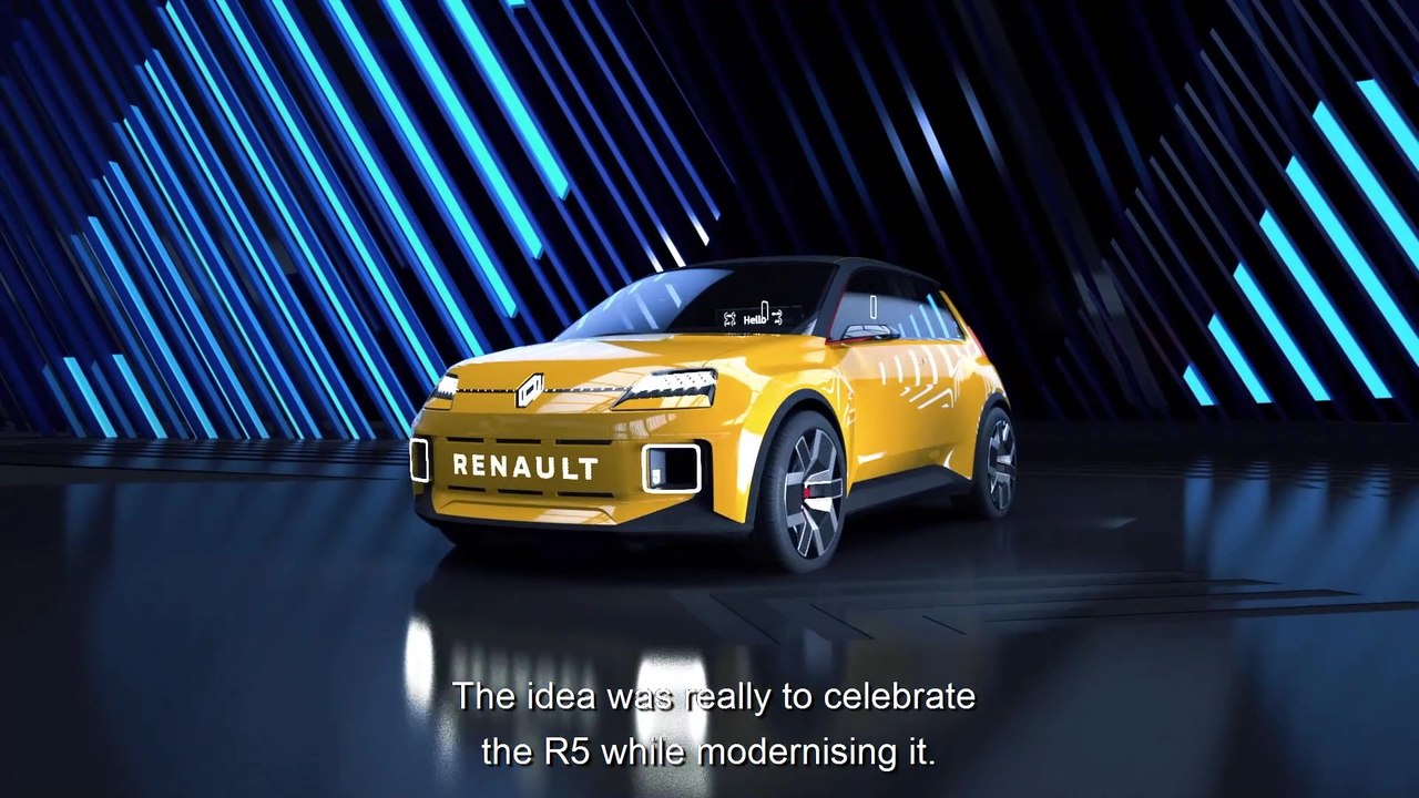 Beim Renault 5 Prototyp steht das Augenzwinkern im Scheinwerferlicht