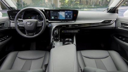 2021 Toyota Mirai Interior Design in Black Silver