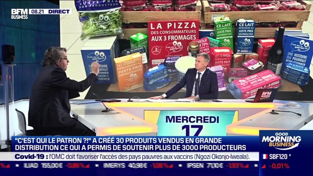 Nicolas Chabanne (C'est qui le patron ?!) : C'est qui le patron prête à partager ses secrets de fabrication avec la grande distribution - 17/02