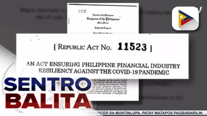 Financial Institution Strategic Transfer Act, pinagtibay na ni Pres. #Duterte