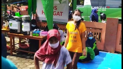 Suasana Pengungsian Korban Longsor Nganjuk