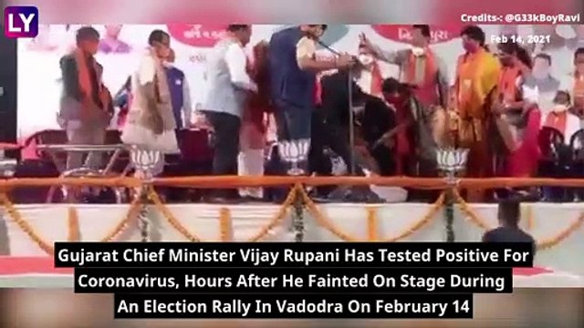 Gujarat CM Vijay Rupani Tests Positive For COVID-19 Day After He Fainted On Stage