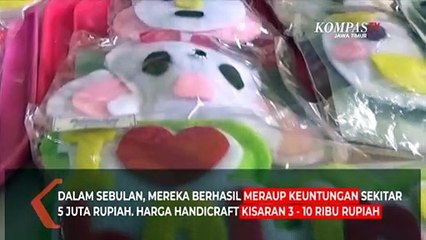 Kreatif, Santri Buka Usaha Kerajinan Kain Flanel