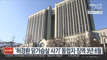 '허경환 닭가슴살 사기' 동업자 징역 3년 6월