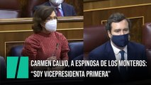 Carmen Calvo, a Espinosa de los Monteros: 