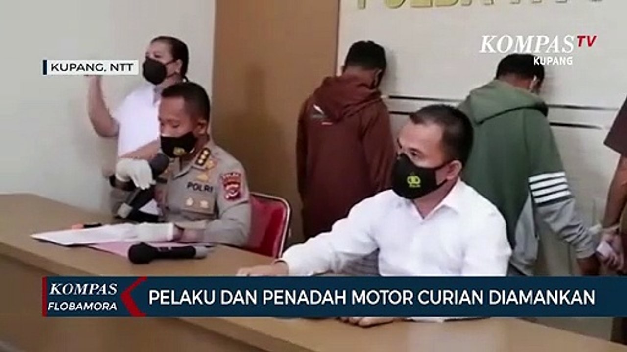 Polisi Tangkap Pelaku Dan Penadah Sepeda Motor Curian