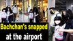 Aishwarya Rai Bachchan, Abhishek Bachchan & Aaradhya snapped at the airport