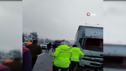 TEM otoyolu savaş alanına döndü yaşananlar kameraya böyle yansıdı