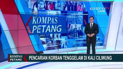 Ini Ciri-ciri Pria yang Hanyut Menceburkan Diri ke Kali Ciliwung