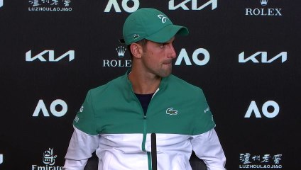 Open d'Australie 2021 - Novak Djokovic : "Aslan Karatsev doesn't have anything to lose"