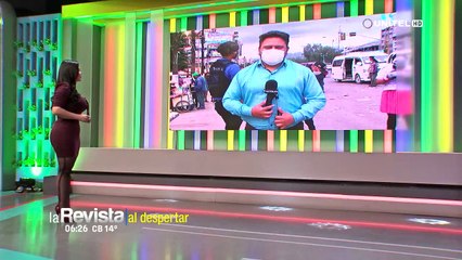 Alcaldía sale a las calles con disfraces y barbijos para crear conciencia en las personas