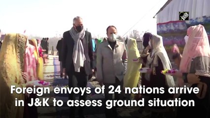 Foreign envoys of 24 nations arrive in J&K to assess ground situation