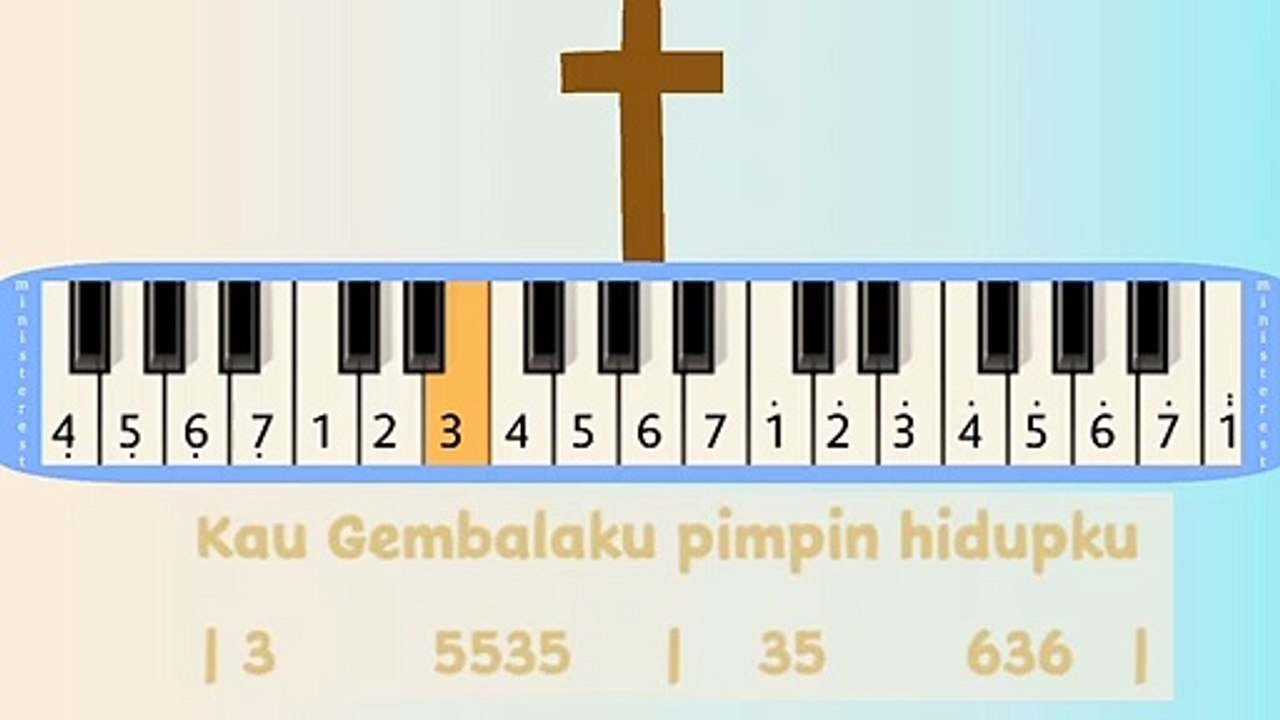 DENGAR SUARA TUHANKU: PIANIKA ❲MELODICA❳ TUTORIAL | LAGU ROHANI