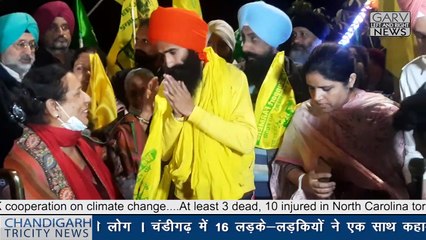 Kanwar Grewal in Chandigarh Support Farmer Protest - Chandigarh Mahapanchayt Sector 25-Tricity News