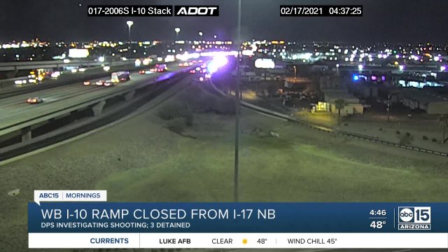 Shots fired at DPS vehicle in Phoenix