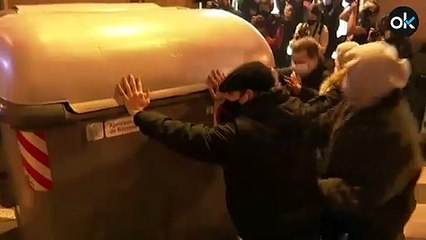 A partir de las 19:00 sigue en directo en OKDIARIO las manifestaciones de apoyo a Pablo Hasél