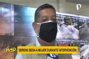 Miraflores: municipio separa a sereno que besó a intervenida